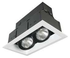 Eurofase TE132-02 2-Light PAR30 Recessed Mutiple Strip Trim, White by Eurofase