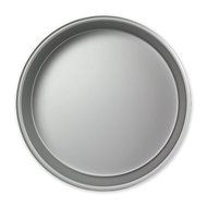 PME Round Seamless Aluminum Baking Pan, 10&quot; x 3&quot;, Silver