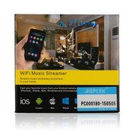 AGPtEK EZMusic WiFi Audio Music Streamer Wireless Stereo Receiver Adapter Airplay DLNA Qplay Ezcast M7 for iPhone...