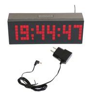T Tocas Big Numbers Digital LED Snooze Wall Desk Alarm Clock with Countdown, Thermometer ,Calendar (Green LED... N11