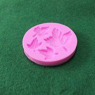 Sher Silicone Double Sugar Cake Decoration Maple Leaf Liquid Silicone 3 D Die Real Food Grade Silica Gel