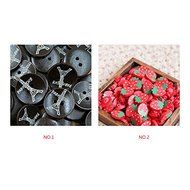 MuLuo 50pcs/Pack Laser Engraving Wood Buttons Fashion Buttons Tower Ladies Suits Handmade DIY Accessories tower N2