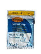 5 Hoover R30 Allergy Vacuum BAG + 2 Filters, Canister Vacuum Cleaners, 40101002, S1361, Type R30 Bags N2