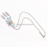 Charm Fashion Jewelry Pendant Chain Choker Chunky Statement Bib Necklace N3