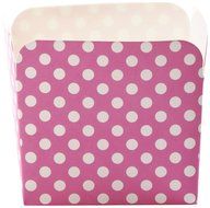 Simply Baked Square Paper Baking Cup, Fuchsia with White Dot, 12-Pack, Entertain with Ease and Style, Serve Cupcakes...