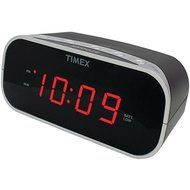 TIMEX T121B Alarm Clock with .7&quot; Red Display (Black)