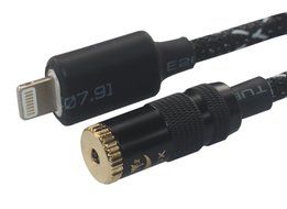 KK Li-2.5B HIFI lightning To 2.5mm Female, for iPhone7,7Plus,6 6S 6Plus,iPad and Mini/iPhone 7 Lightning Port... N5