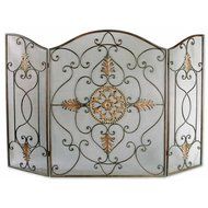 Uttermost Egan Iron Fireplace Screen, Add A Stylish Touch To Your Fireplace.