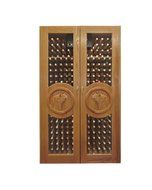 Concord 700-Model White Oak Wine Cabinet with 2 Glass Doors by Vinotemp
