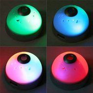 Beautiful Star Effect 3 Colour Night Light projecting Clock Led Lamp