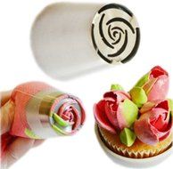 9pcs/set Russian Icing Piping Nozzles Cake Decoration Tips Home Baking DIY Tool Tulip Rose Nozzle Tip