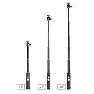 YI 4K Action Camera with Selfie Stick &amp; Bluetooth Remote (US Edition) Night Black N20