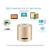 Rose Gold Bluetooth Speaker By BOOMER VIVI Portable Mini Bluetooth Speaker Wireless Loud Speaker With Clear Sound... N12