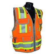 Radians SV55-2ZOD Class 2 Heavy Woven Two Tone Engineer High Visibility Vest (Medium) by Radians