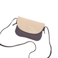 Women Bags Creazy Clamshell Fashion Embossed Purse Shoulder Diagonal Package (Black) N8