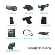 CAMPARK 2MP 720P Waterproof Sports Helmet DVR Action Hunting Camera Recording Wide-angle Lens Multifunction Camcorder N3
