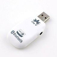 JKY Mini USB Bluetooth Music Receiver Wireless 3.5mm Stereo Audio Adapter for Car PC Speakers