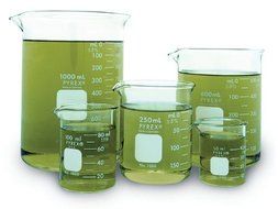 Corning Pyrex Griffin Low Form Corning Beaker Set (Set of 5) by Pyrex