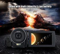 Boblov ORDRO HDV Full HD Digital Video Camera Recorder LCD Touch Screen 1080P 3.0-in Rotatable Camcorder DV DVR... N28