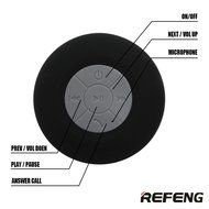 Wireless Bluetooth Speaker,ReFeng RF522 Water Proof Resistant Shower Speaker Handsfree Portable Speakerphone with... N13