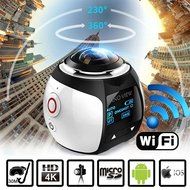 V.one 360 Degree Mini WiFi Panoramic Video Camera 2448*2448 16M Ultra HD 3D Sports DV DVR 30m Waterproof Digital... N3