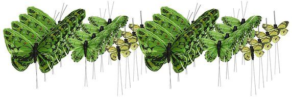 Beautiful Butterfly Cake Sets - Garden Charm Green