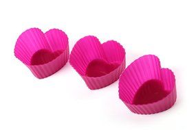 Home Value Silicone Small Mini Chocolate Holders/Truffle/Pastry Cups, 12 Pack, 4 Colors and Shapes (MUFFINYIHG001) N3