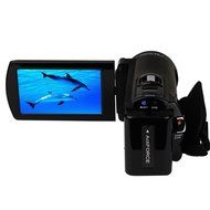 SSstar FHD DV Digital Video Recorder With 3'' Screen, 16X Zoom Video Camcorder 270-degree Rotation color black N6