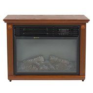 Large Room Infrared Quartz Electric Fireplace Heater Honey Oak Finish w/ Remote Most Viewed N2