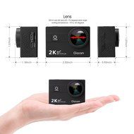Action Camera Gizcam GZ10 Plus Sports Camera Wifi Waterproof 2K 2.0 Inch 1080P FHD 12MP 173 Degree Wide Angle... N4