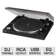 Sony Fully Automatic Stereo Turntable Plus 100ft Oxygen-Free Copper Speaker Wire N8