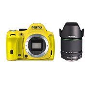 Pentax K-50 16MP Digital SLR Camera 3-Inch LCD with 18-135mm f/3.5-5.6 WR Lens (Yellow)