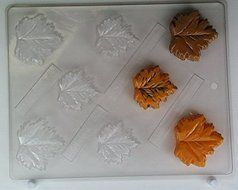 Small maple/oak leaf AO126 All Occasion Chocolate Candy Mold