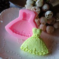 GogoForward Wedding Dress Fondant Mold Silicone Cake Decorating Craft