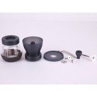 Manual Coffee Mill Grinder Canister Home with Hand Burr (Wood) N2