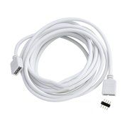 MOGOI(TM) 2.5Meter 4Pins RGB Extension Cable Connect Female Plug To LED Strip Light 5050 3528-White With MOGOI... N2