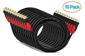 Aurum High Speed HDMI Cable (10 Ft) 2 Pack with Ethernet - Supports 3D &amp; Audio Return Channel [Latest Version]... N9