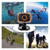Ckeyin &reg; Full High-Definition 1080P Sport Action DV Camera camorder with 2.0&rsquo;&rsquo; Touch Panel, Micro SD Card Slot... N2