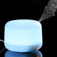 Aroma Humidifier, YESSHOW 300ml Ultrasonic Home Aromatherapy Cool Mist Humidifier 7 LED Color Changing Lights... N4