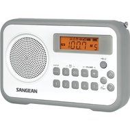 New SANGEAN PR-D18GR AM/FM Digital Portable Receiver with Alarm Clock (Gray)