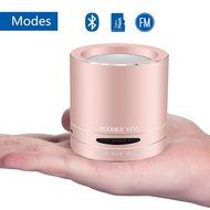 Rose Gold Bluetooth Speaker By BOOMER VIVI Portable Mini Bluetooth Speaker Wireless Loud Speaker With Clear Sound... N14