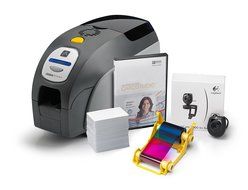 Zebra Z32-0000D200US00 QuikCard ID Solution ZXP Series 3 ID Card Printer, Single- and Dual-Sided Cards, Monochrome...