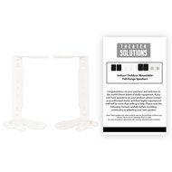 Theater Solutions TS5ODW Indoor or Outdoor Speakers Weatherproof Mountable White 3 Pair Pack