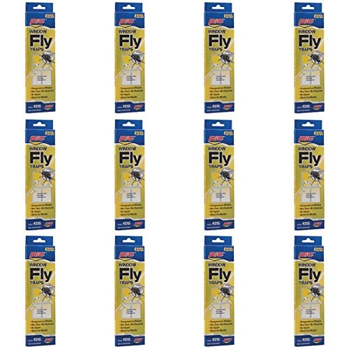 New PIC FTRP Window Fly Traps, 12 packs of 4