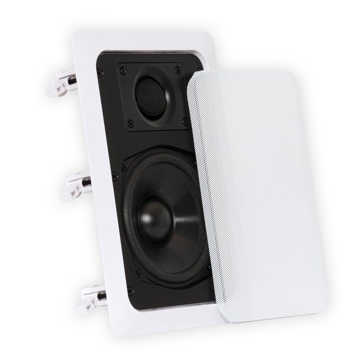 Theater Solutions CS5W In Wall Speakers Surround Sound Home Theater 6 Pair Pack 6CS5W N5