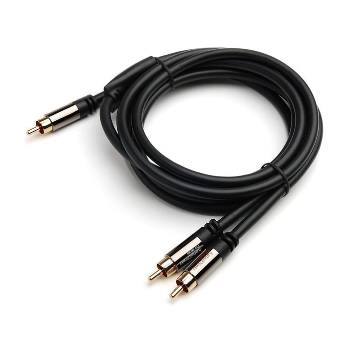 KabelDirekt (15 feet) 1 x RCA Male to 2 x RCA Male Subwoofer / Y - RCA / Digital Audio Cable - PRO Series N5