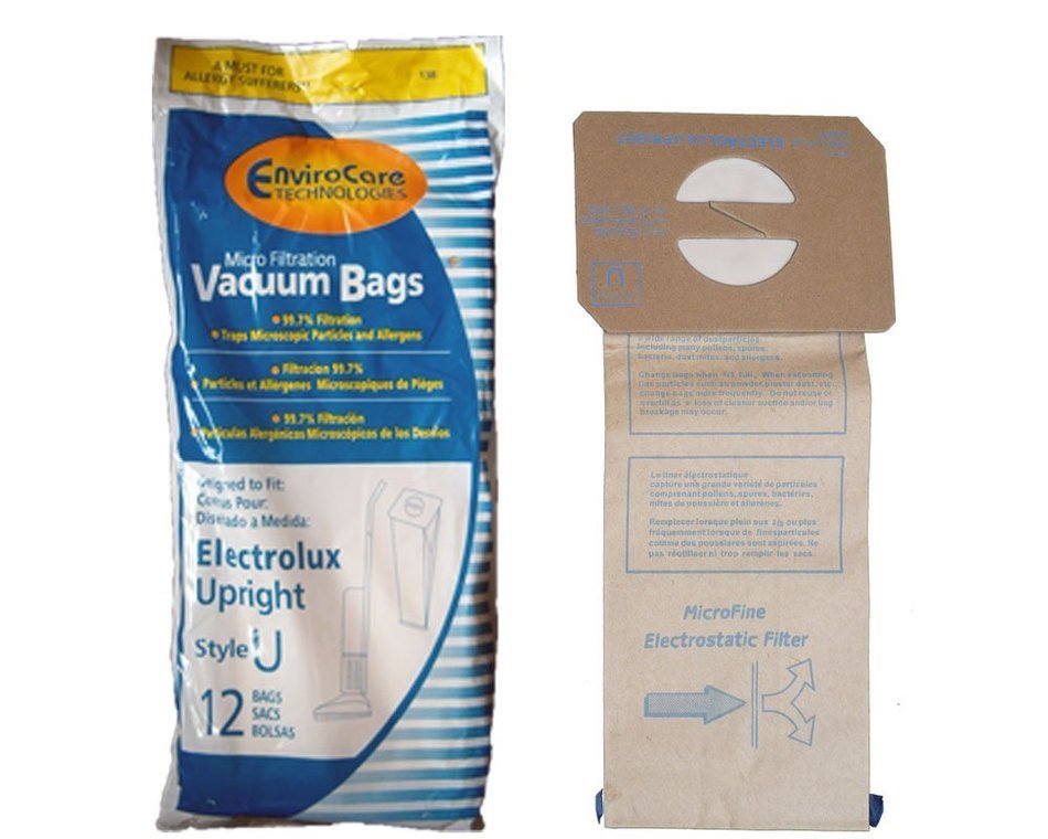 36 Electrolux Upright Style U Allergy Vacuum bags Aerus, Epic, Prolux, Discovery, Genesis, Lux Vacuum Cleaners... N2