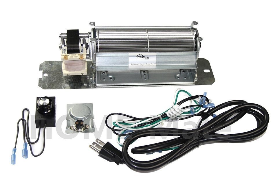 Hongso 16YNew GZ550 Replacement Fireplace Blower Fan KIT for