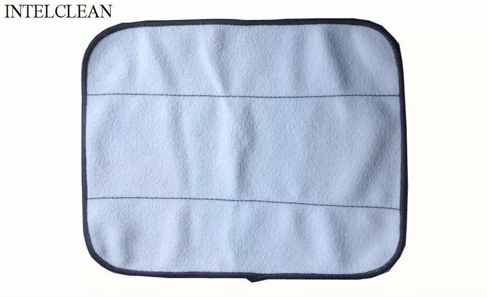 INTELCLEAN Accessories For 20-Pack Mixed Microfiber Mopping Cloths 10 wet + 10 dry for iRobot Braava 380 380t...