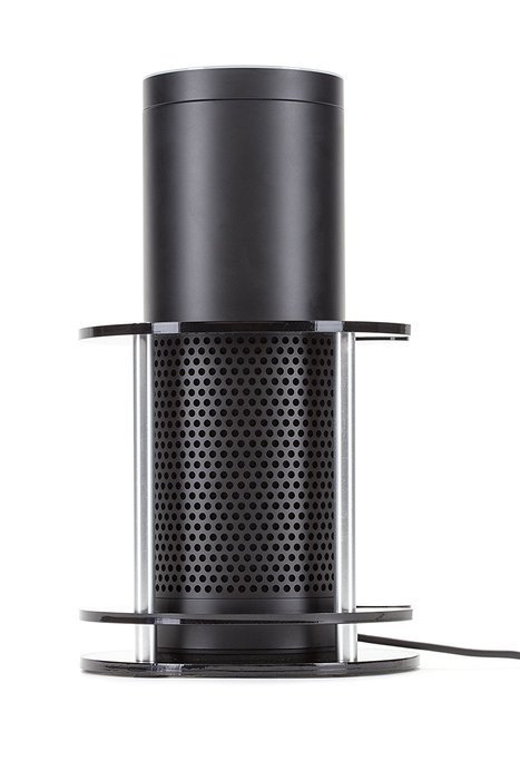 Speaker Stand for Amazon Echo, UE Boom and Other Models - Protect and Stabilize Alexa by Wasserstein (Bamboo) N2